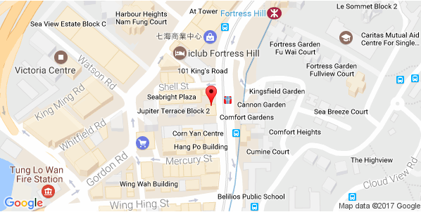 Google Map of Hong Kong north point 89 King's road